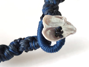 Collier "le corde" con perle keshi